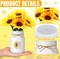 Artificial Sunflower Decor Set of 3 Sunflower Table Centerpiece